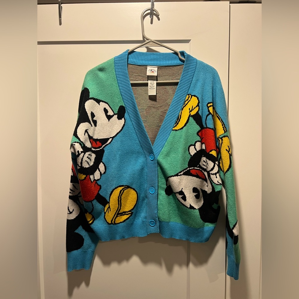 Disney Parks Exclusive Mickey Mouse Knit Cardigan